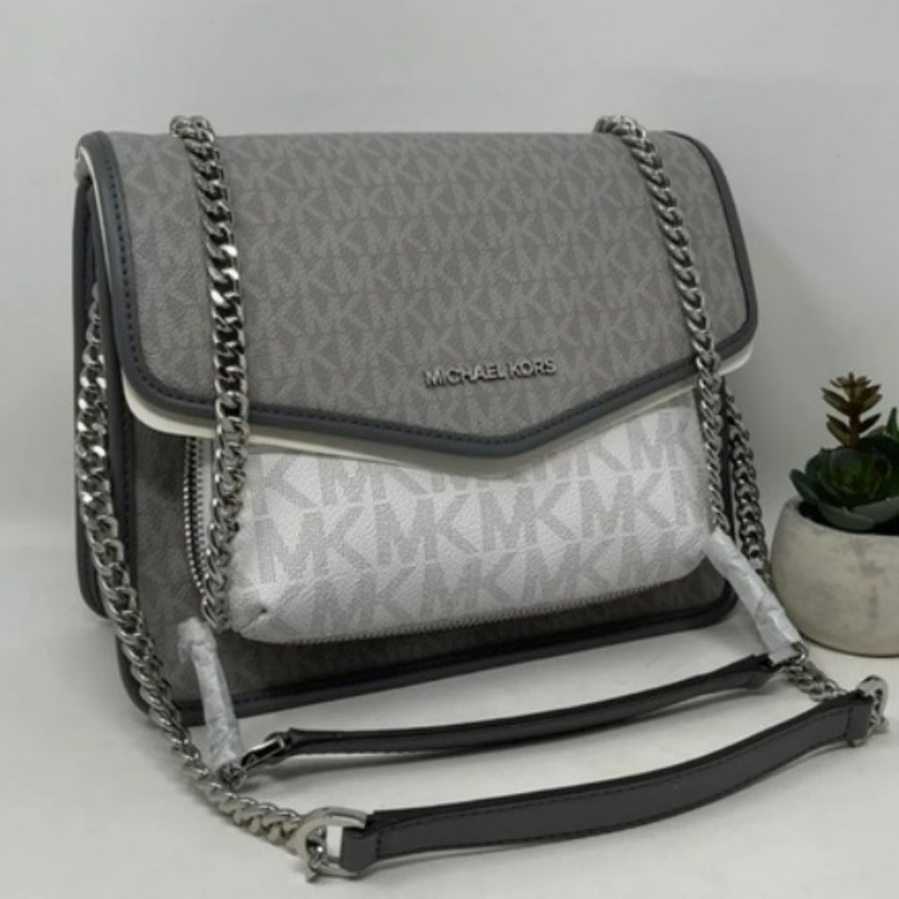 Michael Kors Regina Medium Flap Shoulder Bag